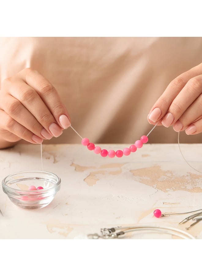 Capstro 0.5mm Clear Elastic Bracelet String – 328FT Stretch Beading Cord for Jewelry Making, Beading, Crafting, DIY Bracelets, Necklaces, Anklets & Accessories - Pack of 2 - Image 3